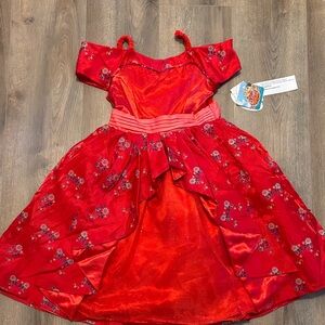 Disney Elena of Avalor Red Kids Costume Dress